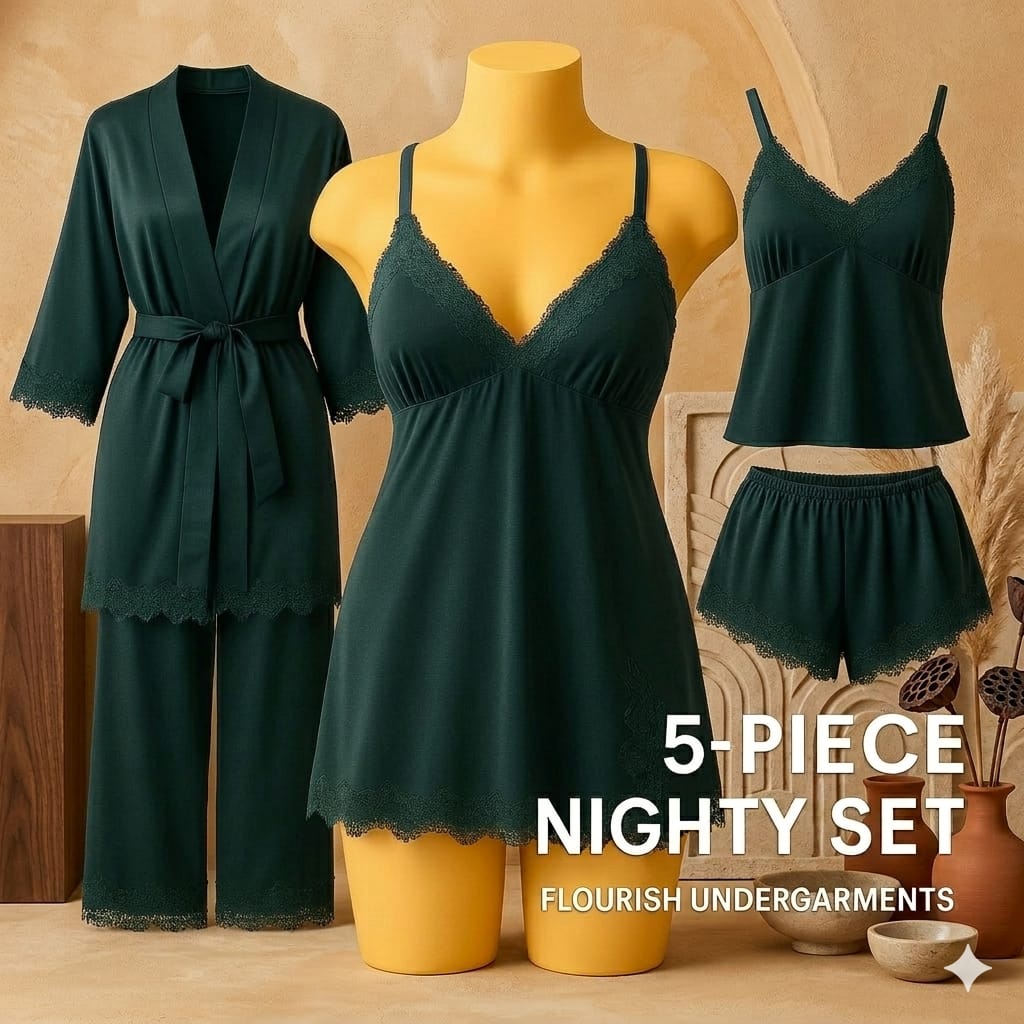 5-PIECE NIGHTY SET" in a bold, white sans-serif font - Image 7